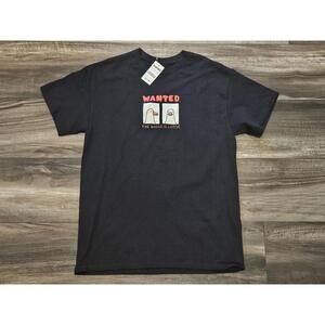 A.Lab Wanted The Goose Is Loose Men's Size Medium Black T-Shirt
